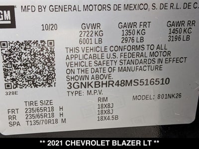 2021 Chevrolet Blazer LT