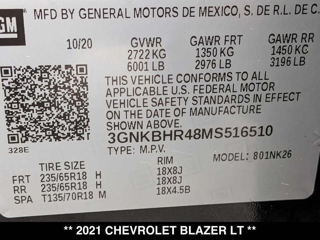 2021 Chevrolet Blazer LT