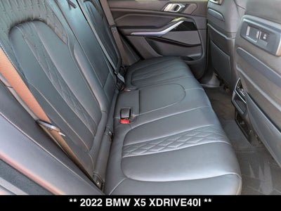 2022 BMW X5 xDrive40i M Sport