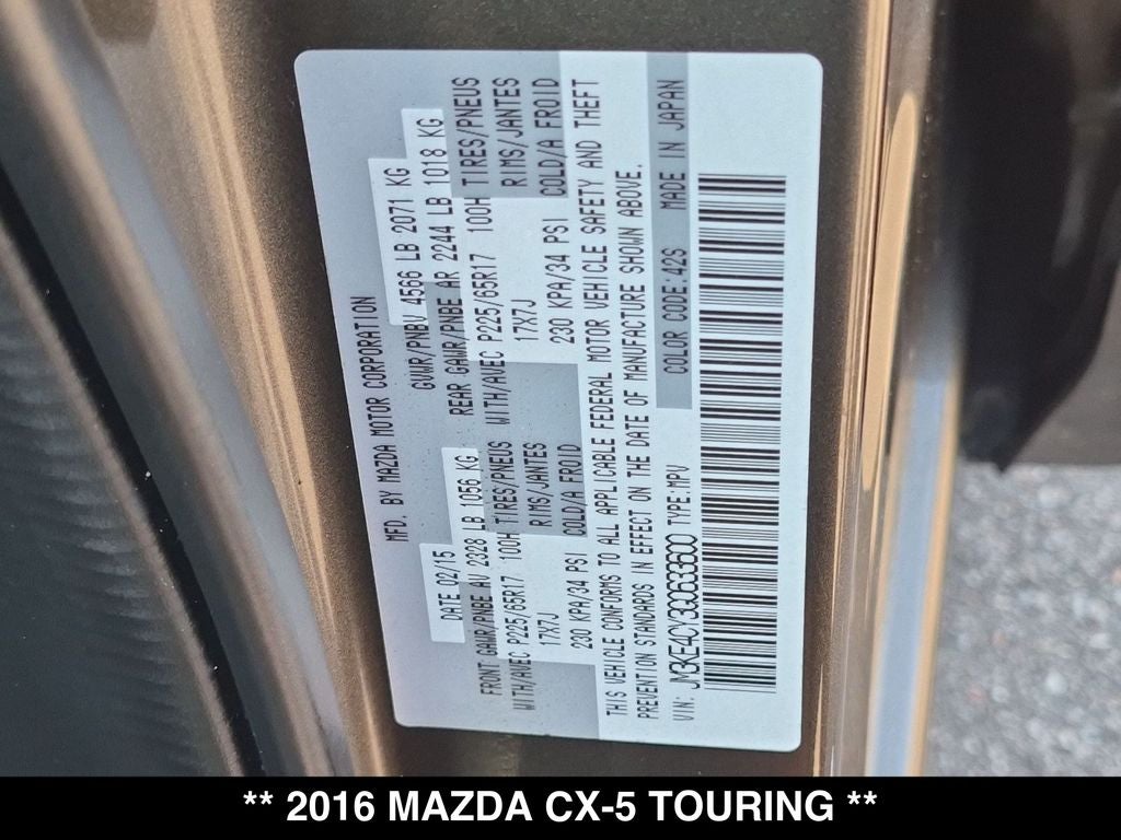 2016 Mazda Mazda CX-5 Touring