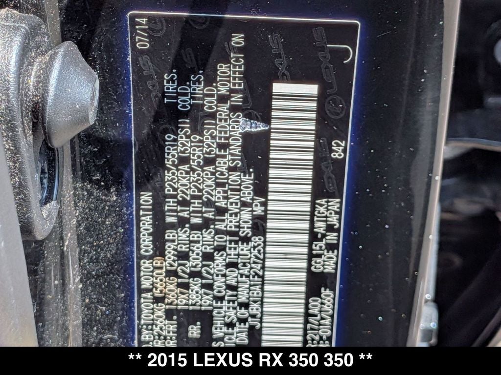2015 Lexus RX 350