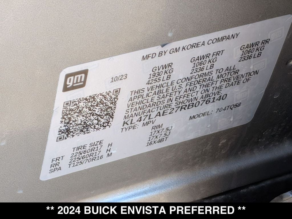 2024 Buick Envista Preferred