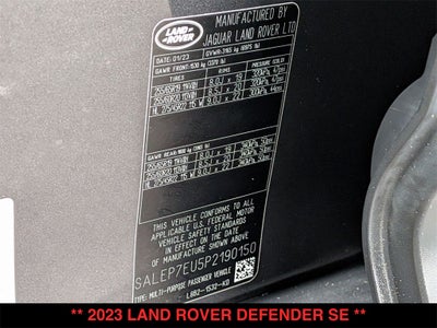 2023 Land Rover Defender 110 SE