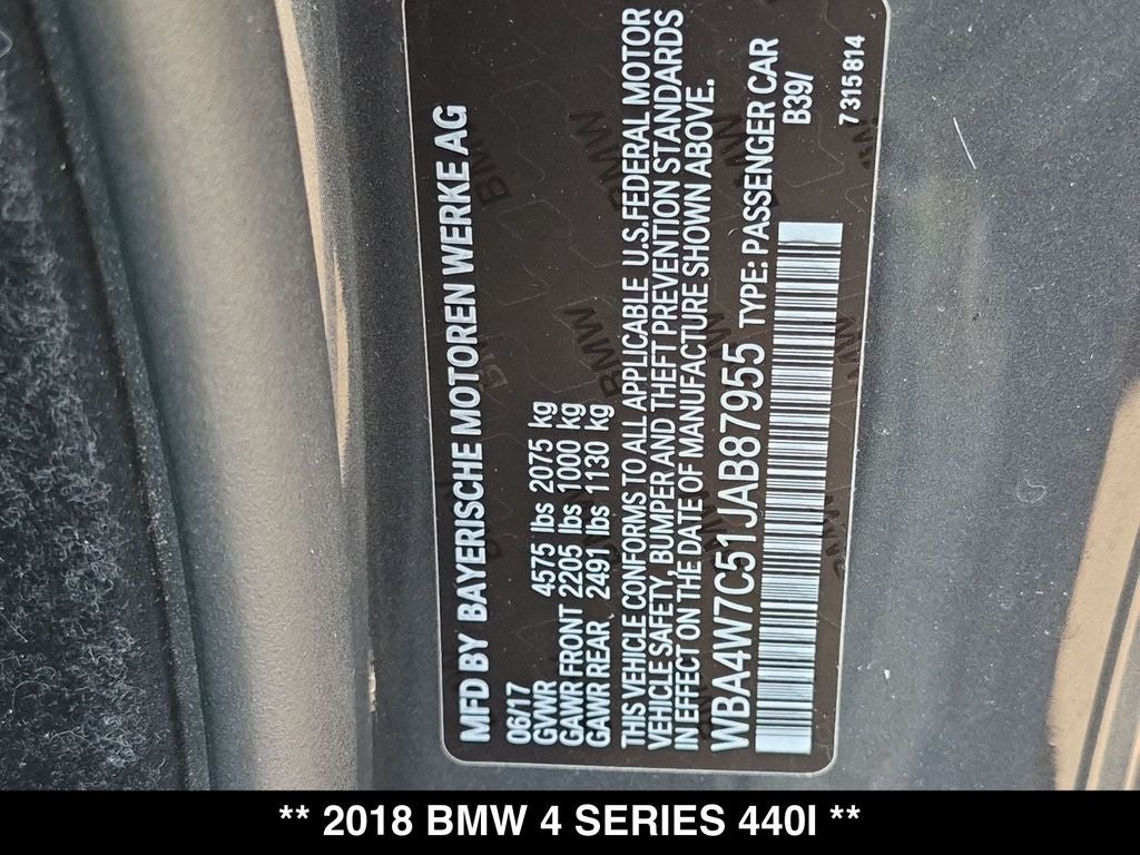 2018 BMW 4 Series 440i