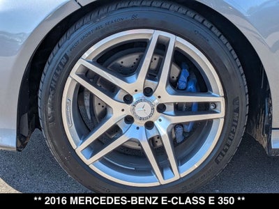 2016 Mercedes-Benz E-Class E 350 4MATIC®