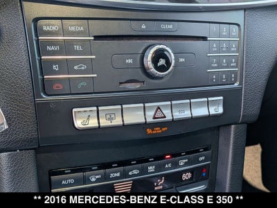 2016 Mercedes-Benz E-Class E 350 4MATIC®