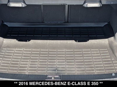 2016 Mercedes-Benz E-Class E 350 4MATIC®